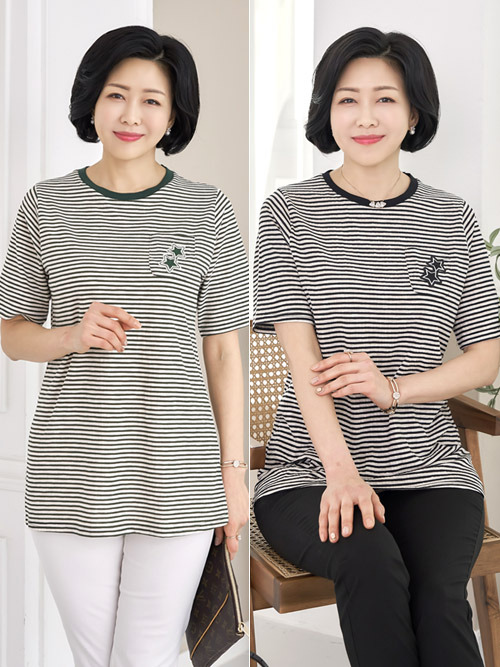 [신데렐라세일]트윈스타줄무늬티셔츠